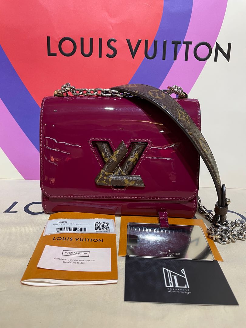 Limited Edition Louis Vuitton Twist Bag With Colored Lock
