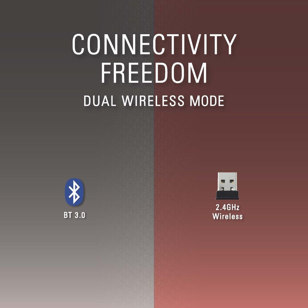 Mini Wireless Bluetooth Mouse (Category: Mouse & Mousepads) located in Singapore. Submitted by mxlink (Listing ID 1002439990, Image 2). Description: Mini Wireless Bluetooth Mouse - Dual Wireless Mode: 2.4GHz Wireless & BT 3.0 - Silent Click & Scroll Buttons - On-the-Go / Easy Portability - Ideal for Small Spaces - Ideal for Presentation & Business Traveller Product Specification: Colour: Black Material: ABS Dimension: 82(H) x 26(L) x 22(W)mm Weig