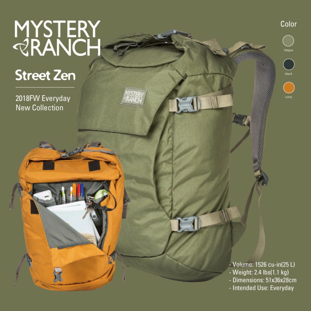 Mystery ranch top street zen review