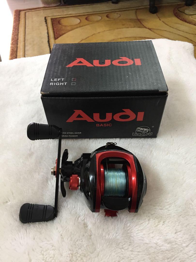 audi baitcasting reel New AUDI BASIC Baitcasting Reels, Sports Equipment, Fishing on Carousell
