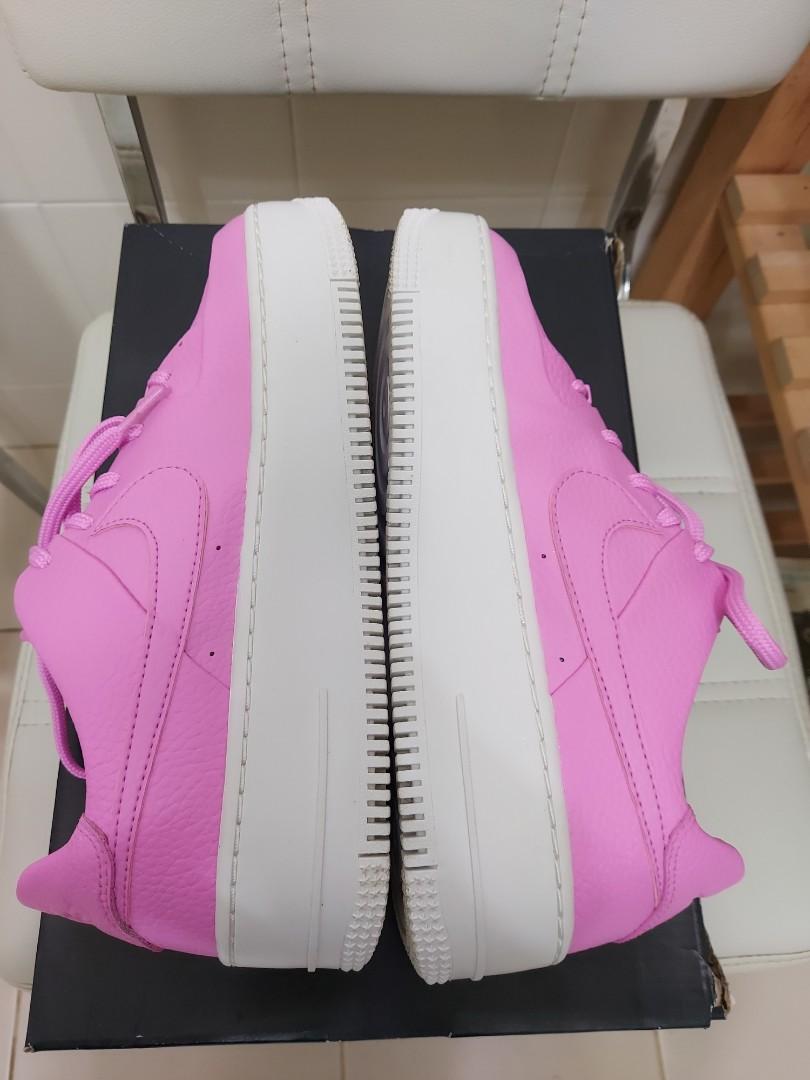 Nike AF1 Air Force 1 Sage Trainers Psychic Pink White Bubblegum