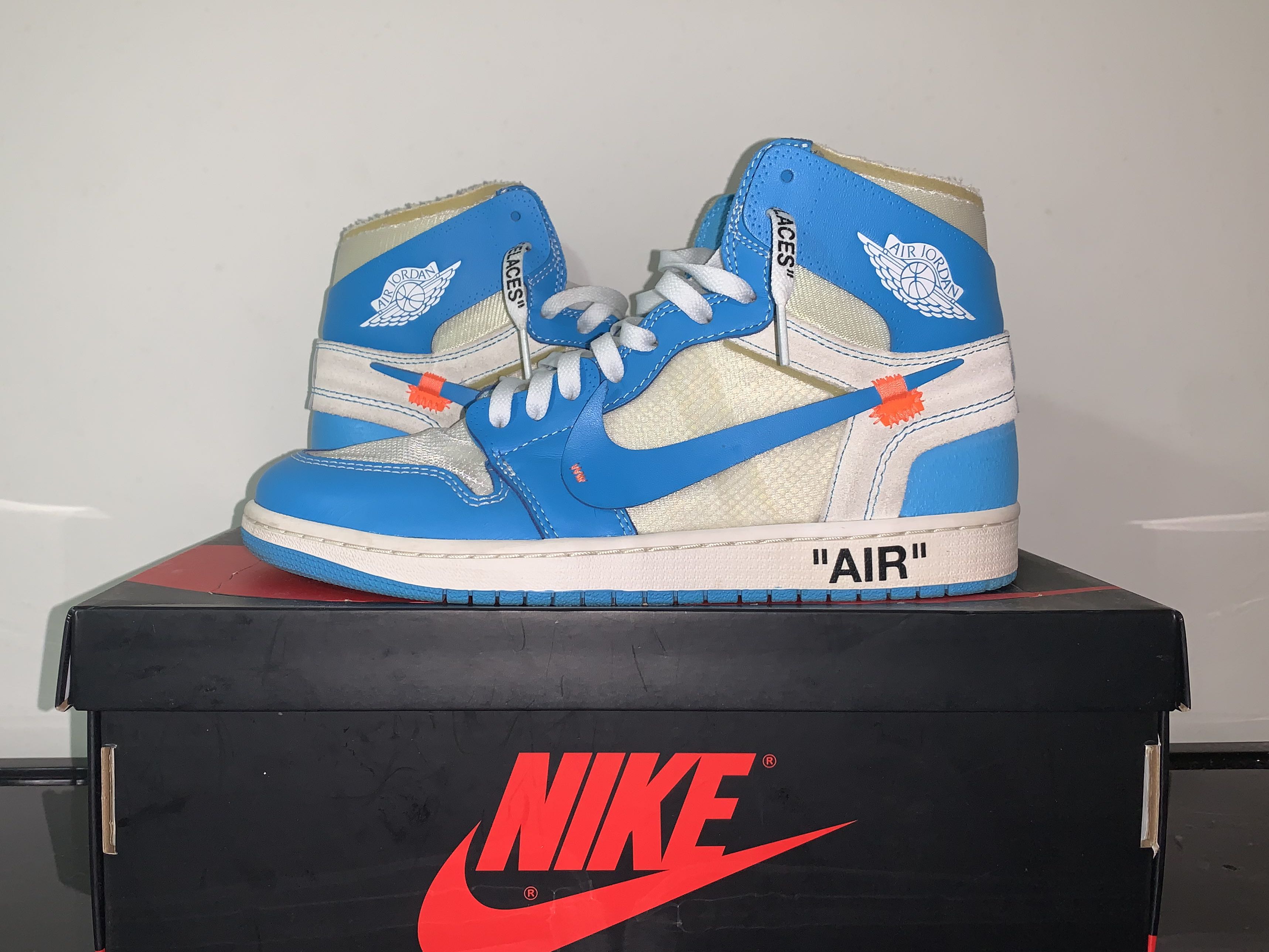 J1 High Offwhite UNC(TopGrade)not legit, Men's Fashion, Footwear, Sneakers  on Carousell