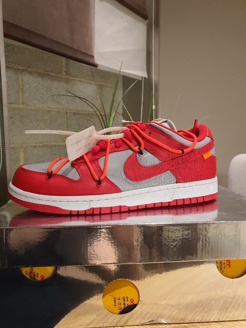 off white dunk university red