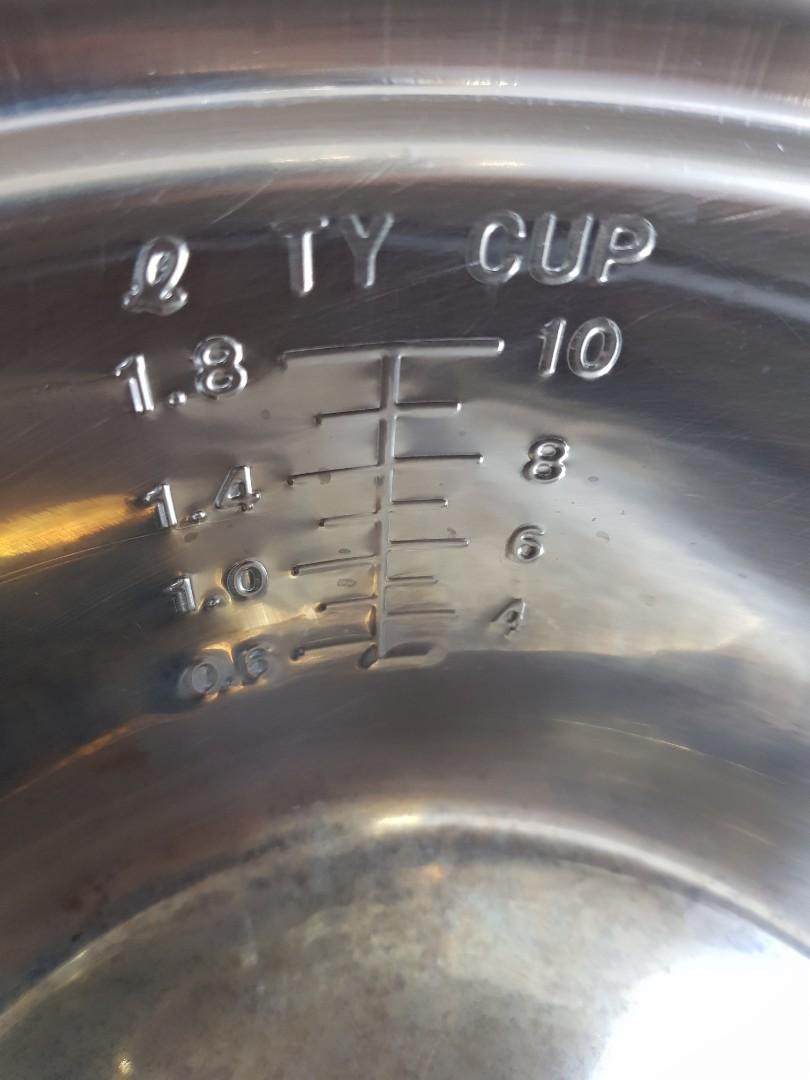 Old fashioned Rice cooker PowerPac 1.8L 10 cup, TV & Home Appliances