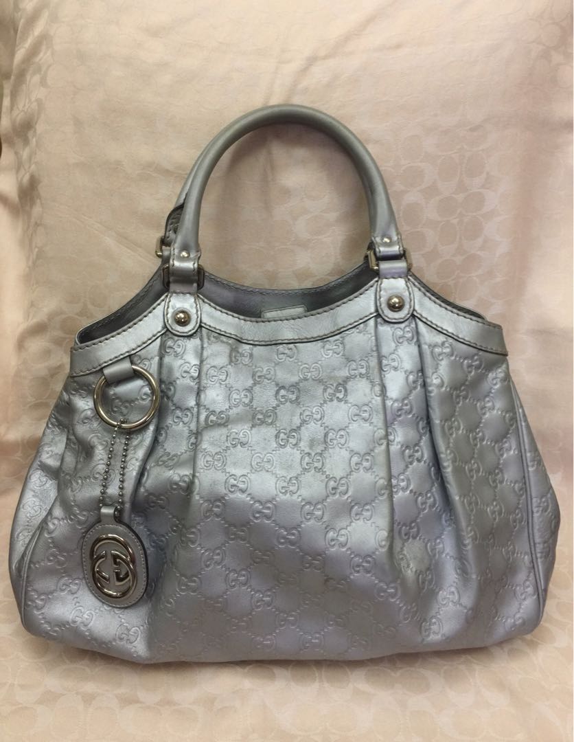 gucci silver bag