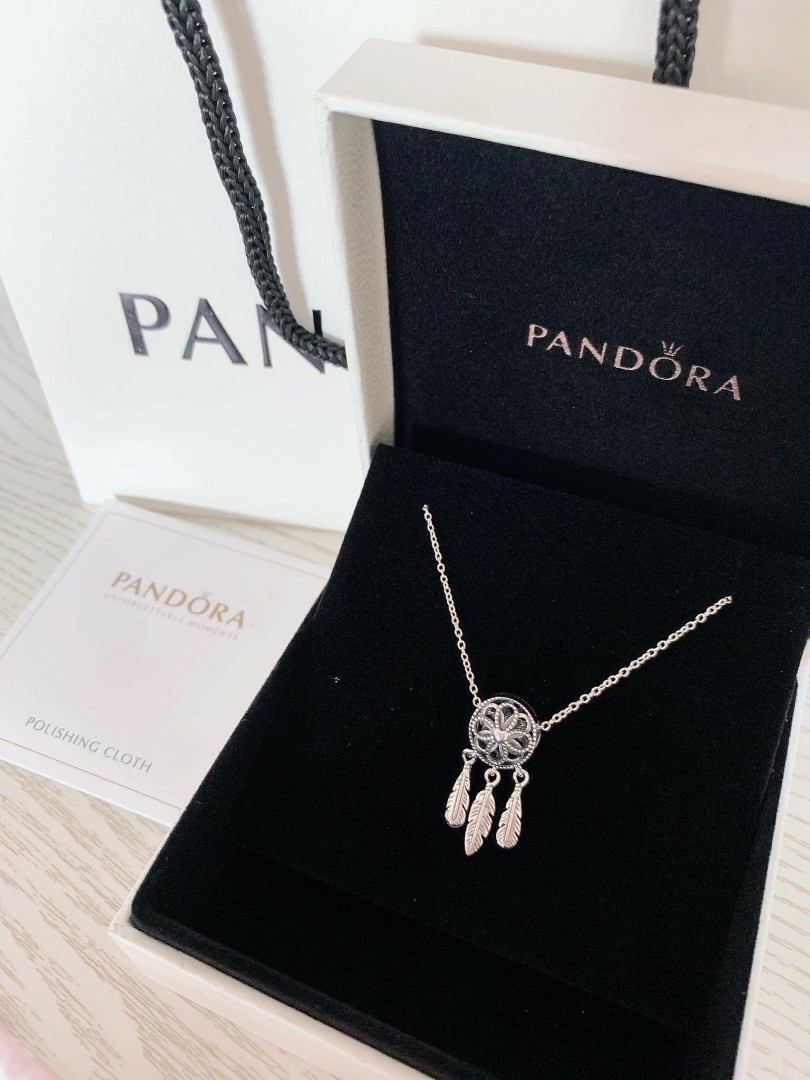 Dream catcher necklace shop pandora