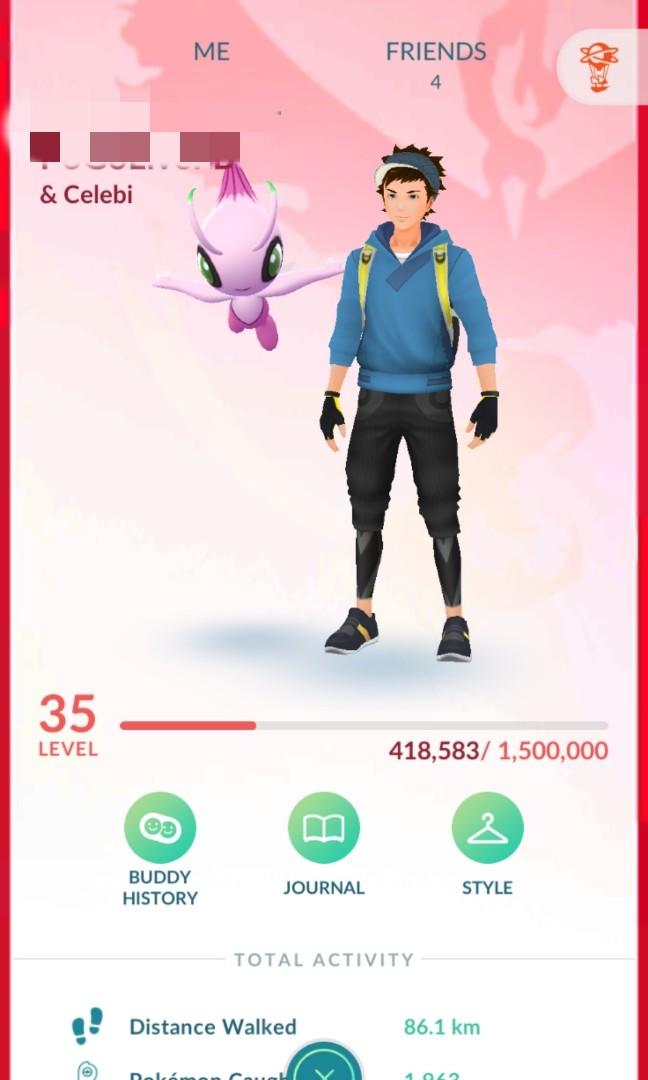 Pokemon Go Account Lv35 240 100iv Pokemon Shiny Legendary Pgsharp 1 Video Gaming Video Game Consoles Nintendo On Carousell