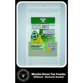 Premium Matcha Green Tea Powder Mesh 600 (FIVE STAR QUALITY)