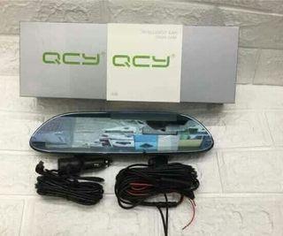 QCY A88 7inch FHD 1080P Car DVR Camera Video Recorder Rearview Mirror Digital Recorder G-sensor N...