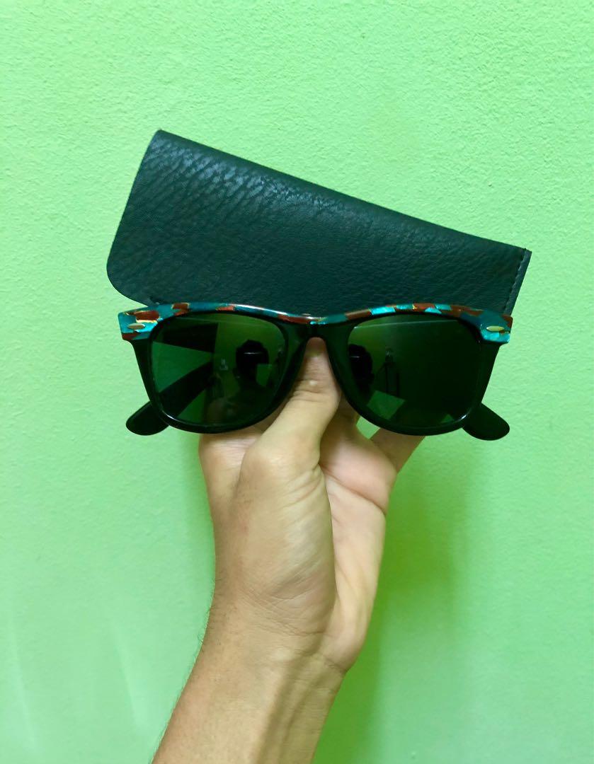 Rayban B L USA wayfarer l mosaic green turquoise Men s Fashion
