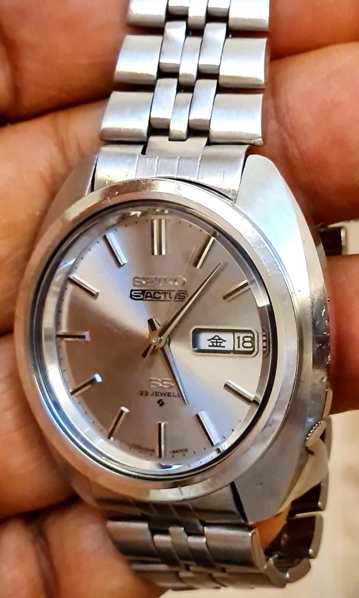 Seiko Actus 1970 Vintage KANJI 23Jewels Automatic & Hacking, Men's Fashion,  Watches & Accessories, Watches on Carousell