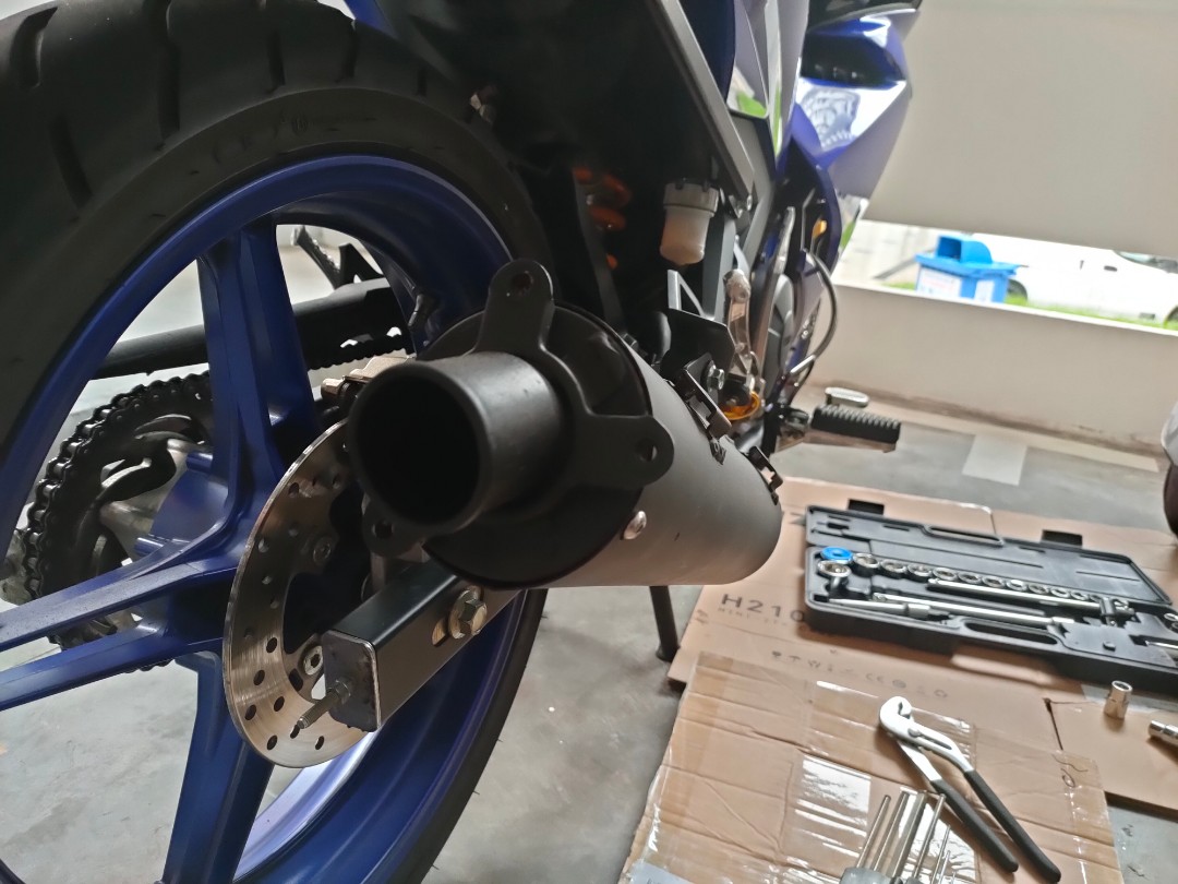 Sniper std cutting exhaust. King drag, Motorcycles, Motorcycle Accessories on Carousell