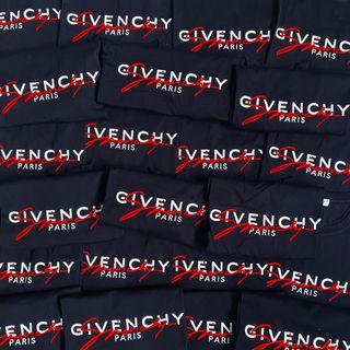STEAL Givenchy Red Signature Logo Tee