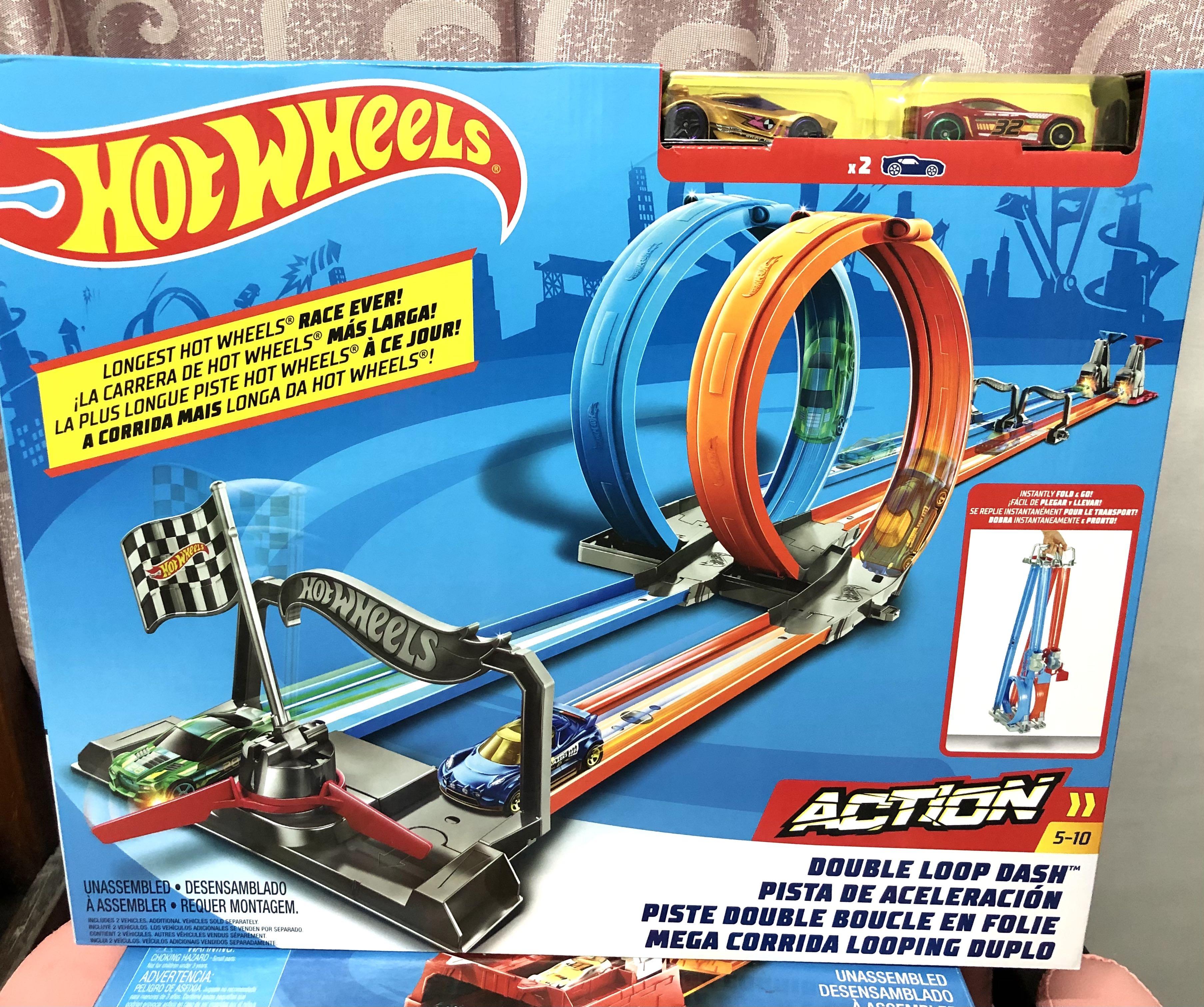 Hot wheels double loop dash clearance