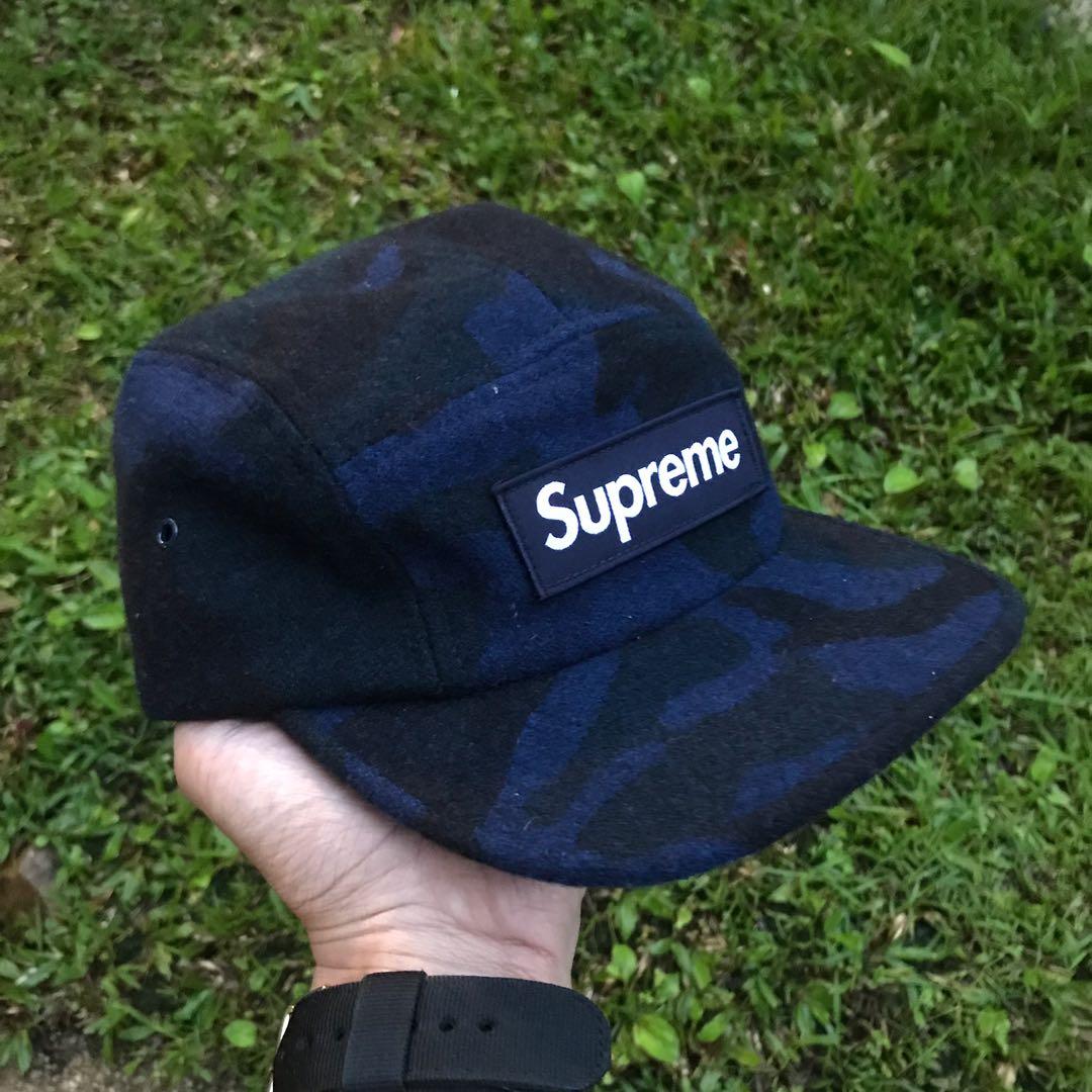 Supreme blue camo hotsell hat