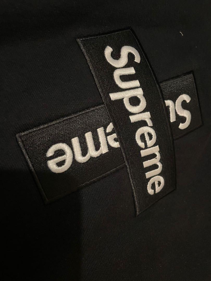 real supreme hoodie supreme cross box logo legit check