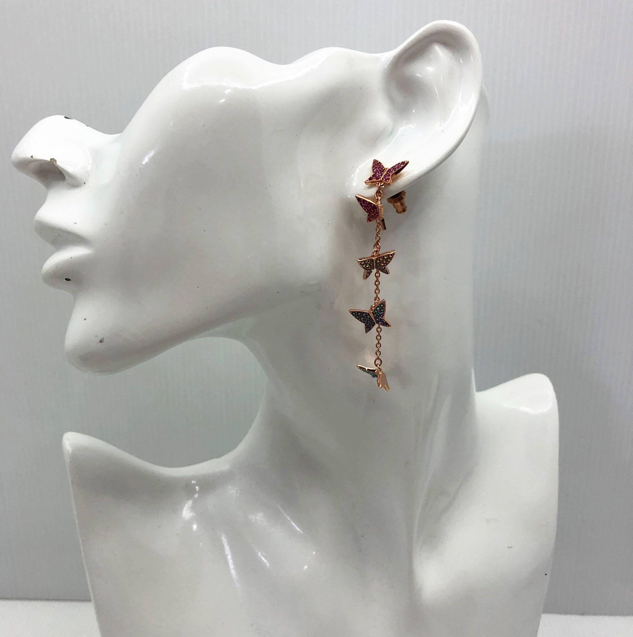 Swarovski Lilia Pierced Butterfly Earrings 207013645