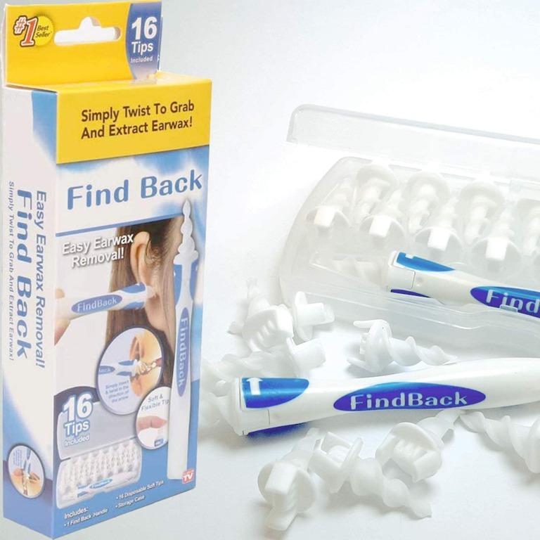 The Original Find Back Ear Wax Remover Tool Kit Q Grips Ear