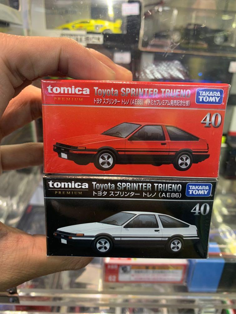 本月新車 Tomica Premium 40 Toyota Sprinter Trueno Ae86 一對 行版 玩具 遊戲類 玩具 Carousell