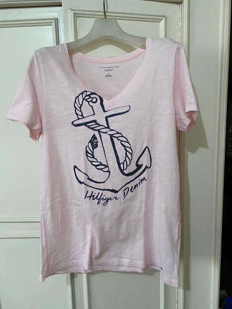 pink tommy hilfiger top