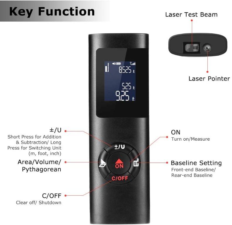 Tooltoo cheap laser measure