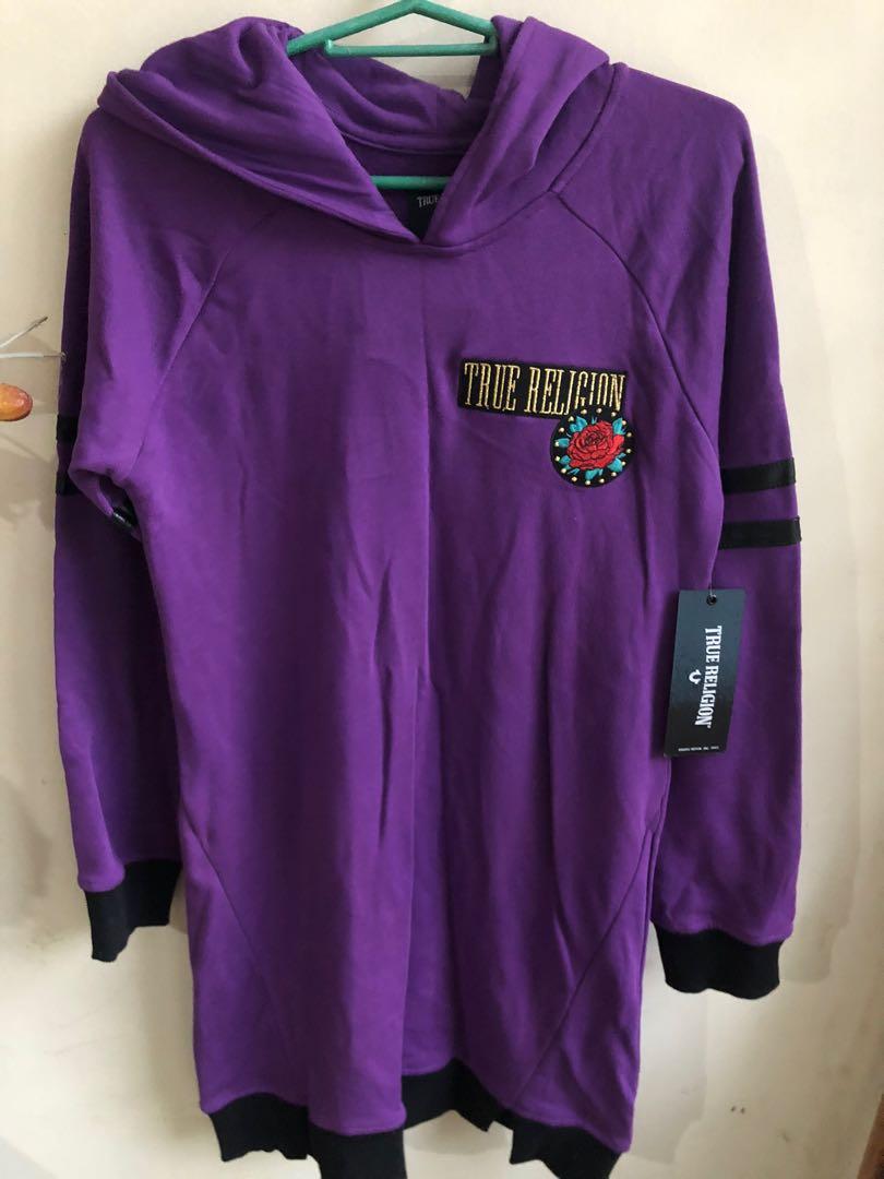 true religion hoodie dress
