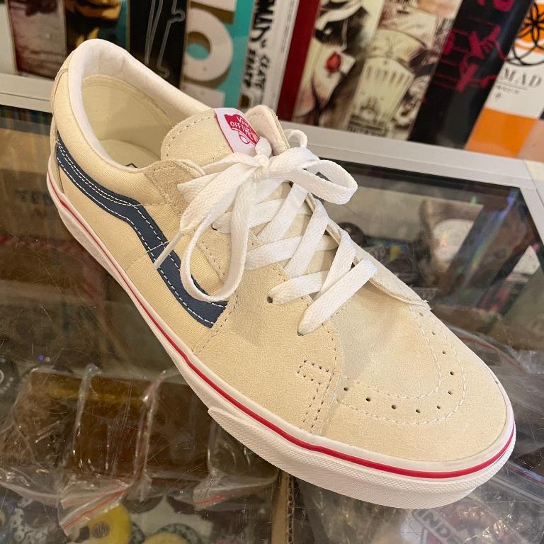 vans sk8 low classic white navy