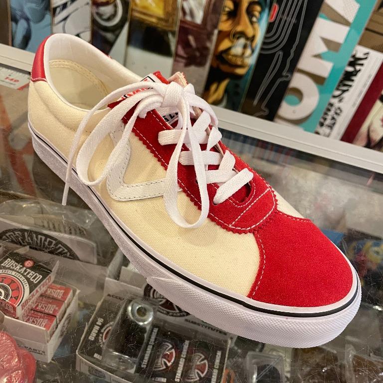 vans sport racing red classic white