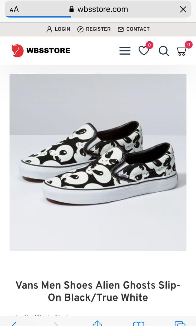 Alien vans on sale slip on
