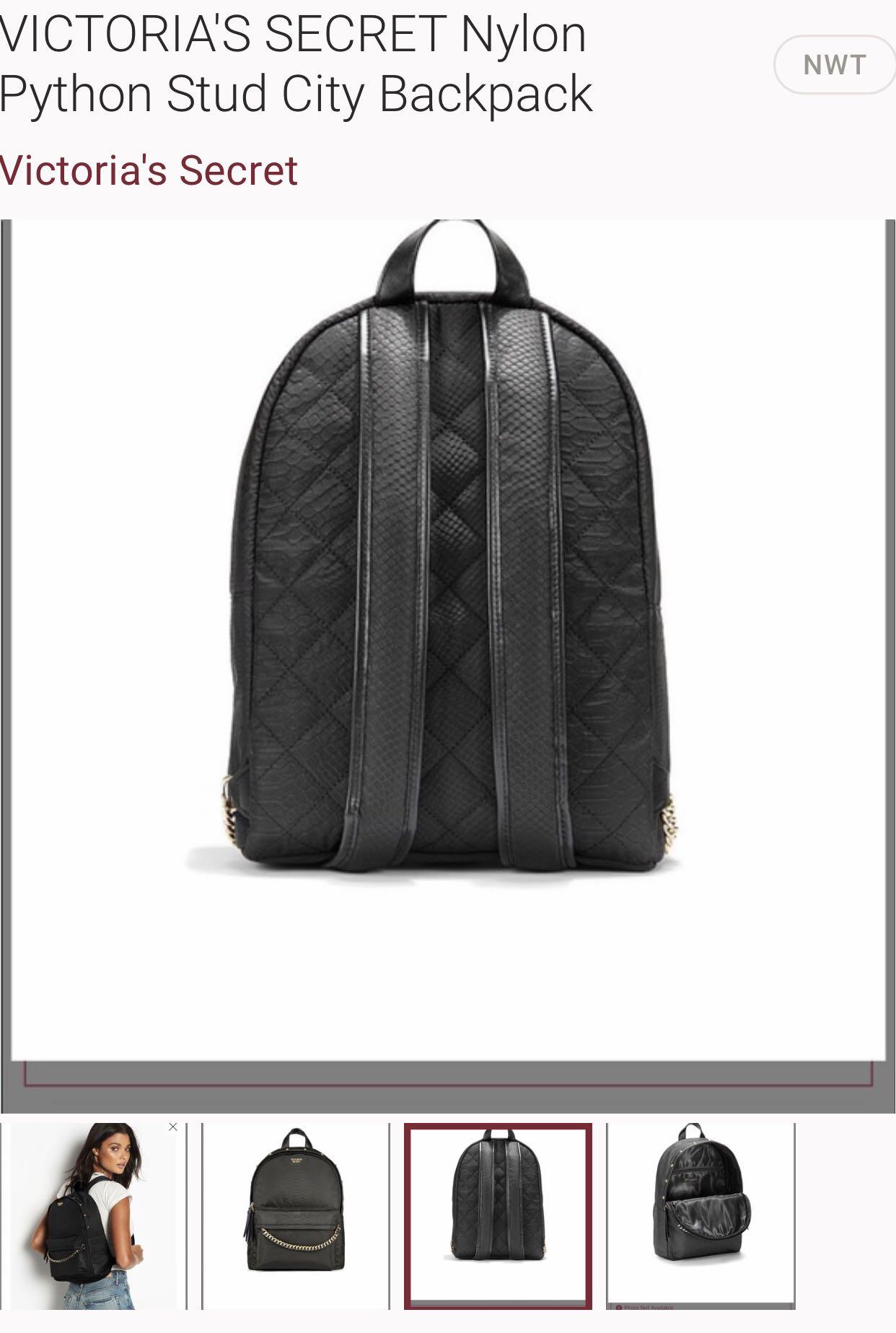 Nylon python city backpack discount