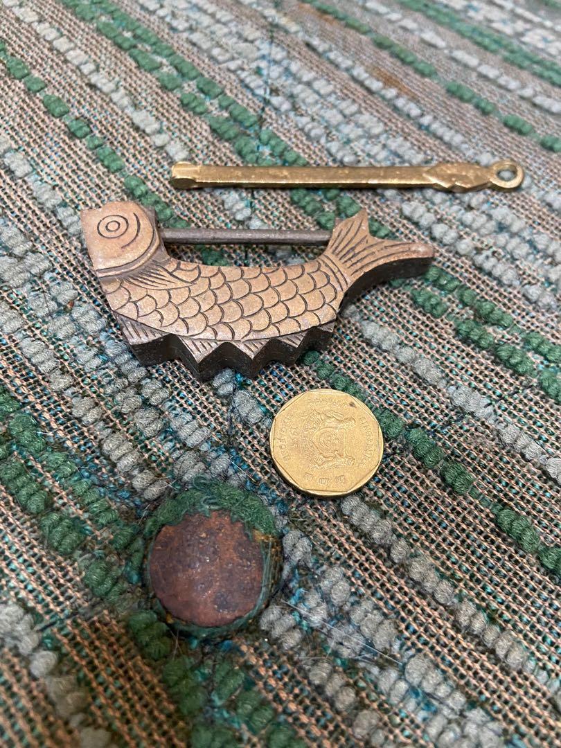 Vintage Chinese lock, Hobbies & Toys, Memorabilia & Collectibles ...