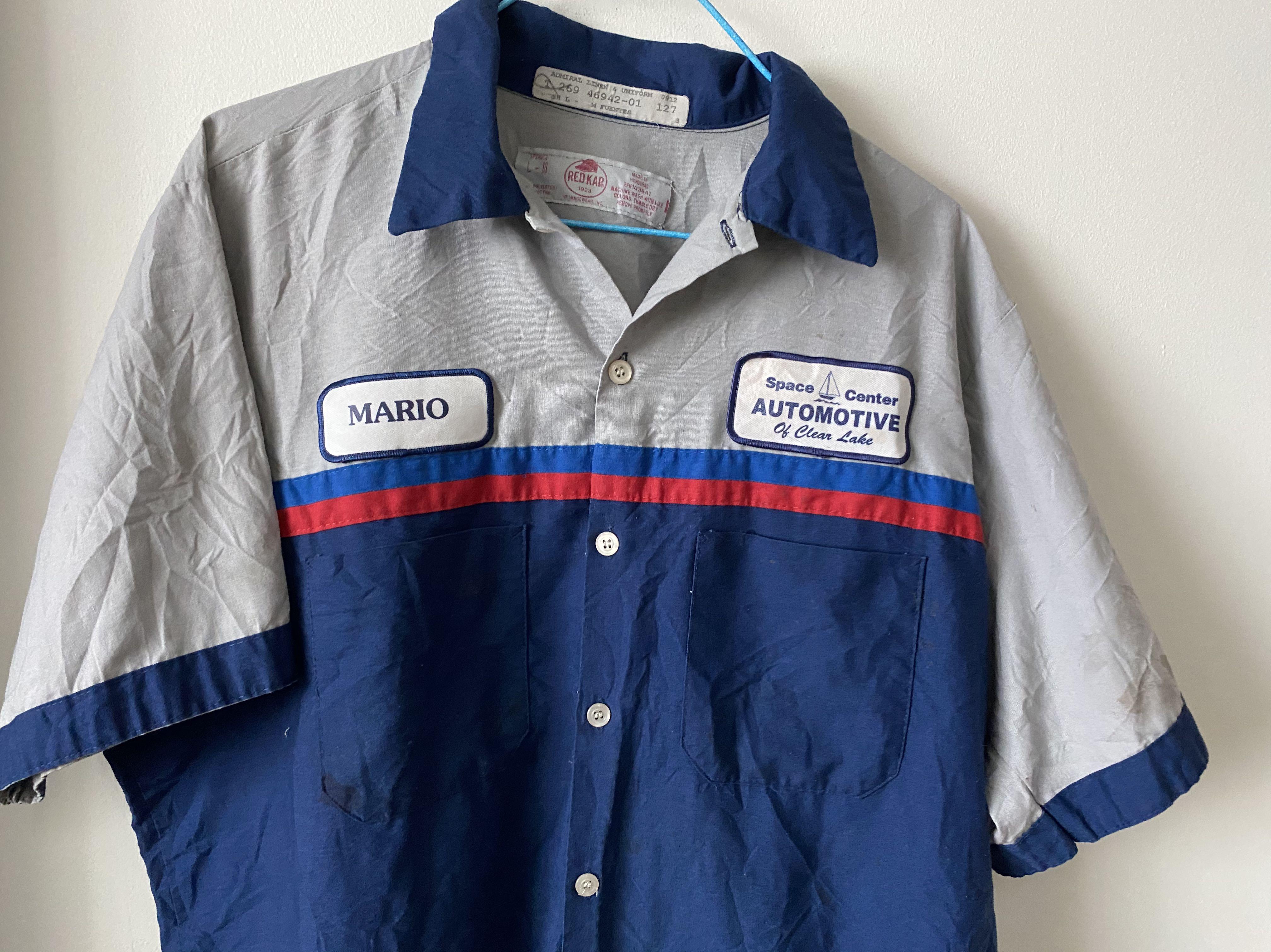 vintage gas station work shirts