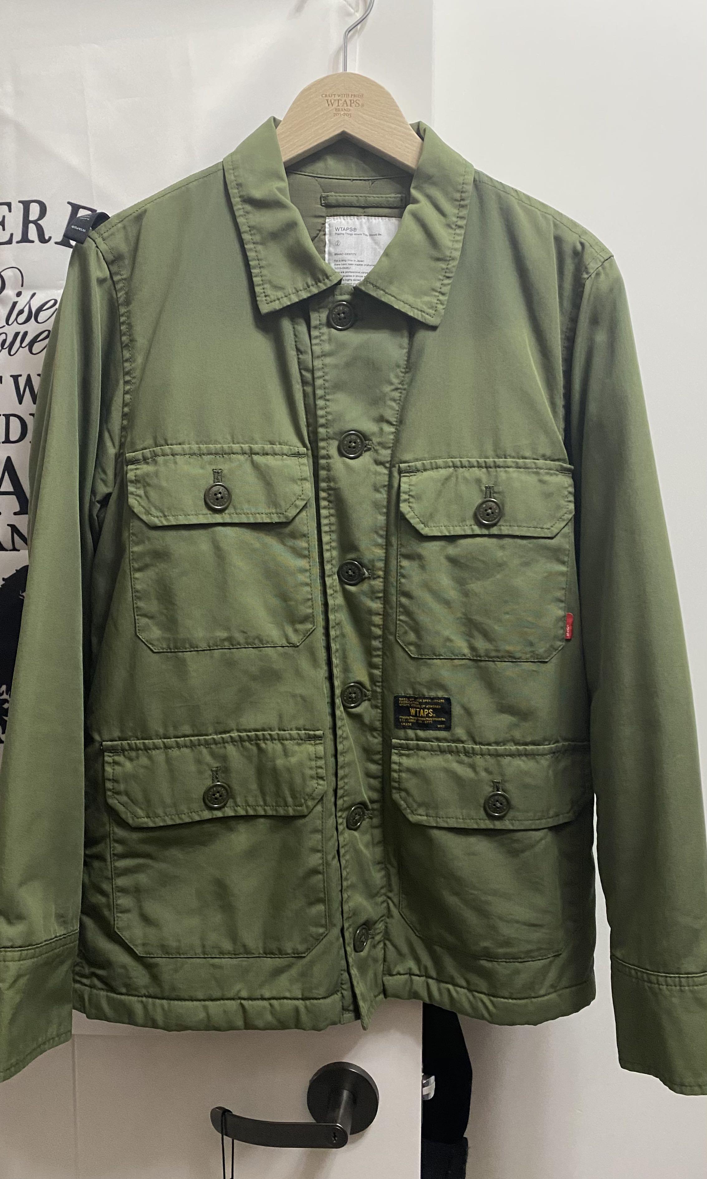 14aw Wtaps M65 希少！ Wtaps M-65 ジャケット S BF BLUES TRASH