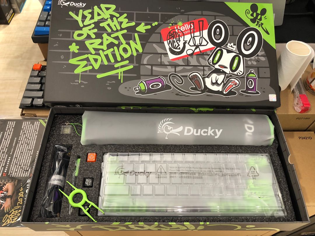100% New: 2020 Ducky Year Of The Rat limited edition keyboard