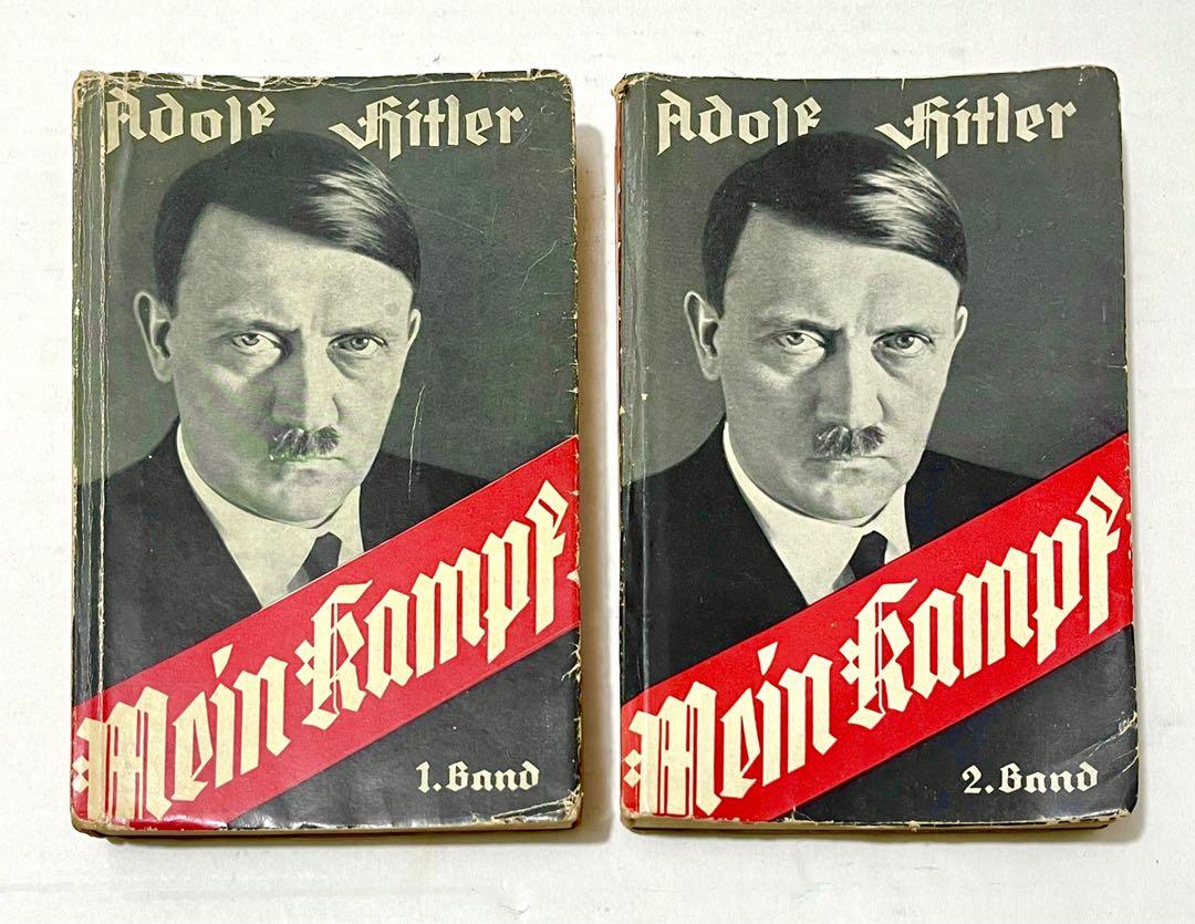 原裝1933年希特勒《Mein Kampf 我的奮鬥》兩冊全套, 興趣及遊戲, 玩具& 遊戲類- Carousell