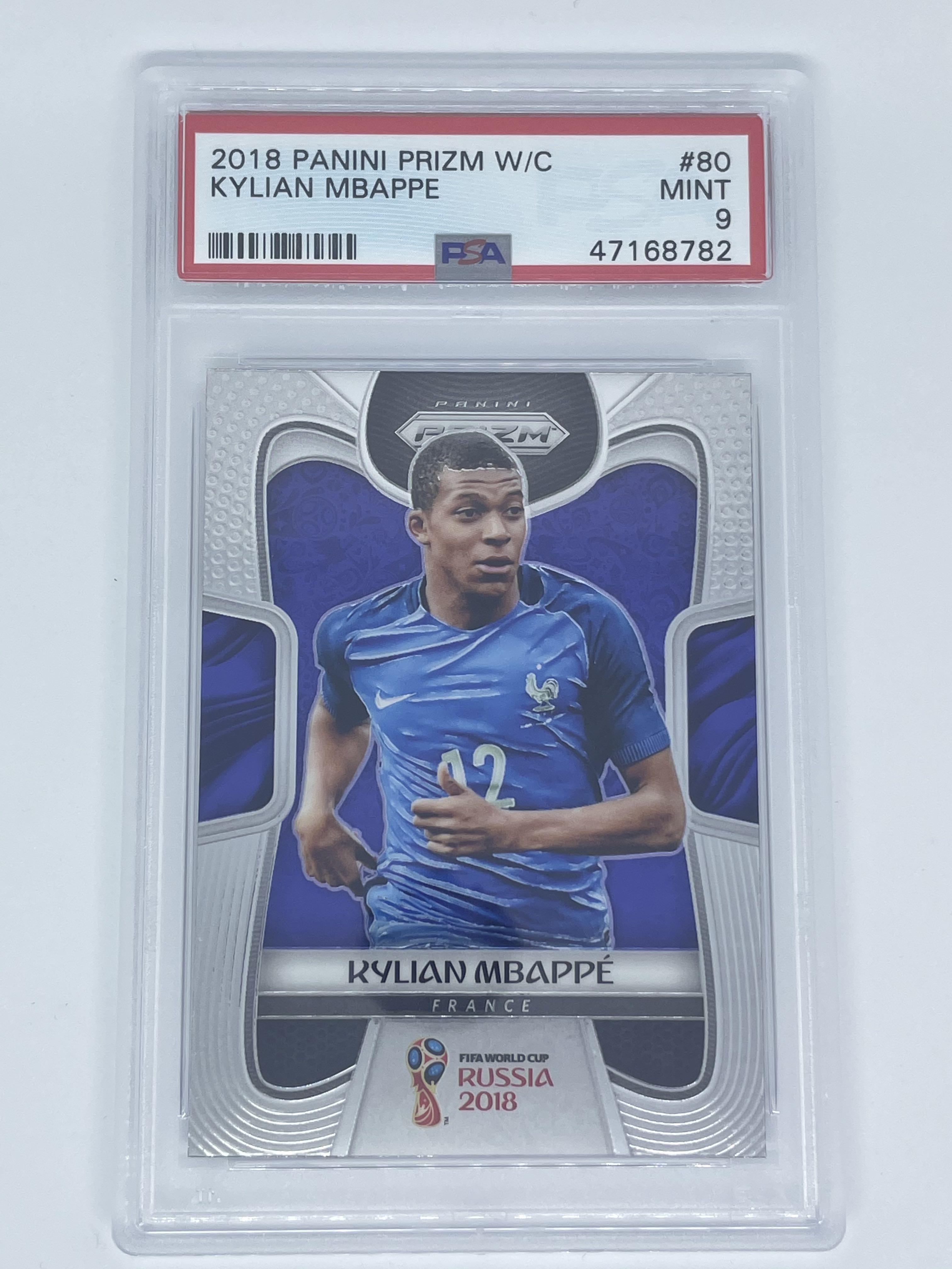 PSA9] Kylian Mbappe 2018 Prizm World Cup キリアン・ムバッぺ RC 