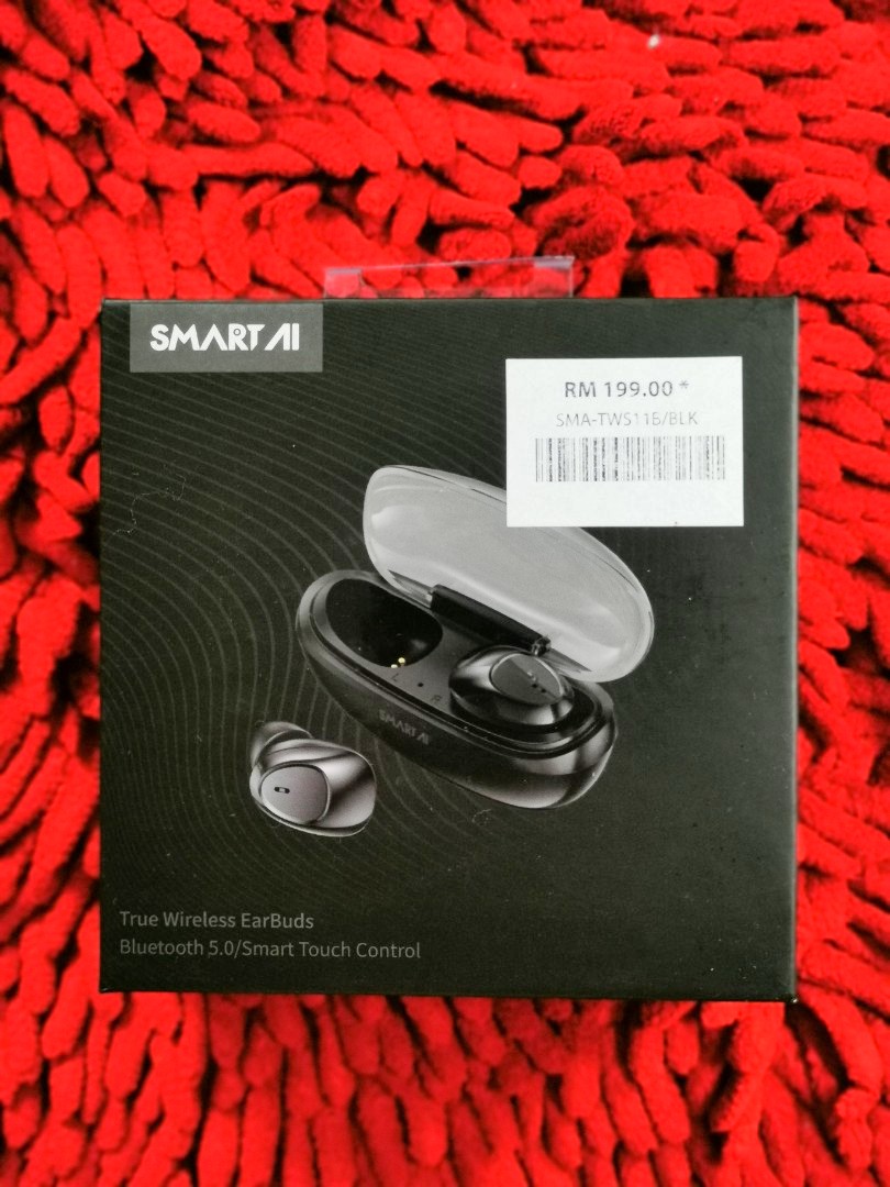 360 Smart AI True Wireless Stereo Earbuds SMA TWS11B BLK