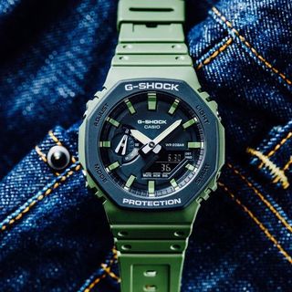G SHOCK Casio CASIOAK ga2100 2110 ap rubber strap mod, Men's Fashion