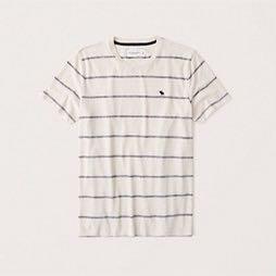 A&F Striped Icon Tee
