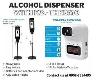 Alcohol dispenser with K3 Thermo