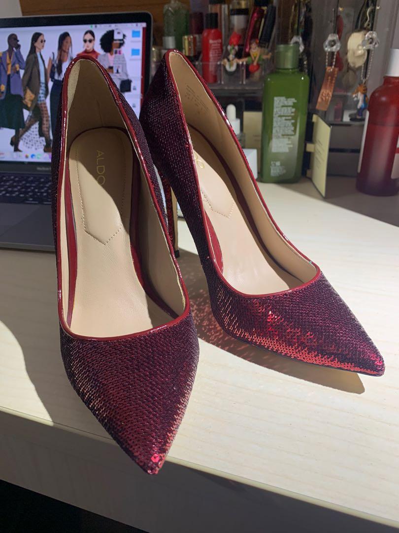Aldo red snakeskin heels | Snakeskin heels, Heels, Aldo