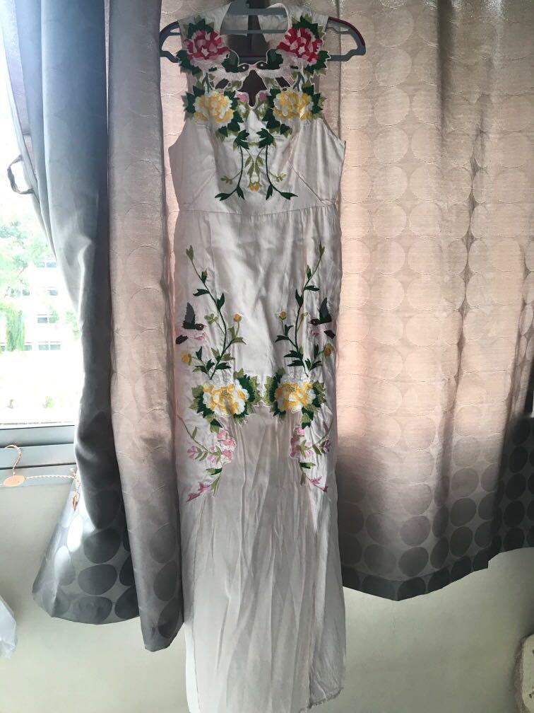 Alice Mccall Birds Embroidered dress