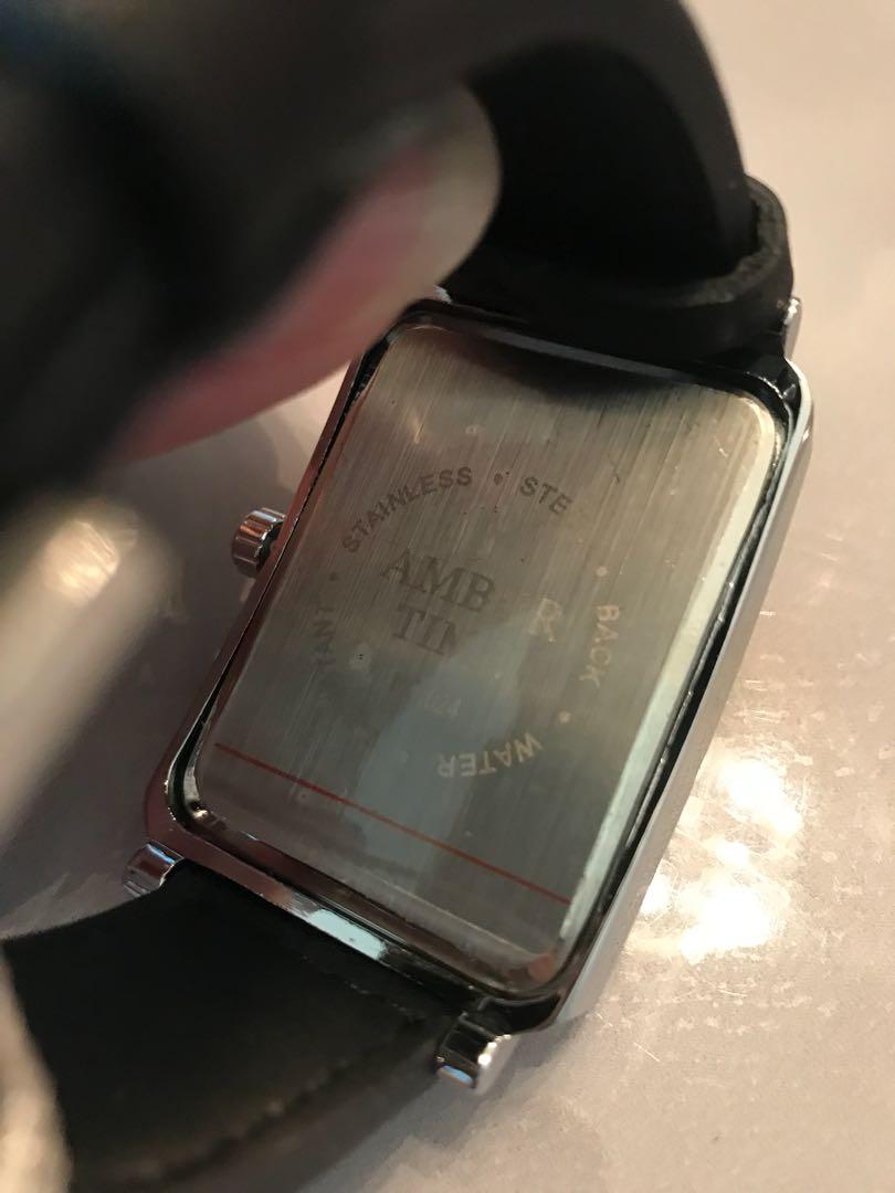 Amber time stainless steel back 2025