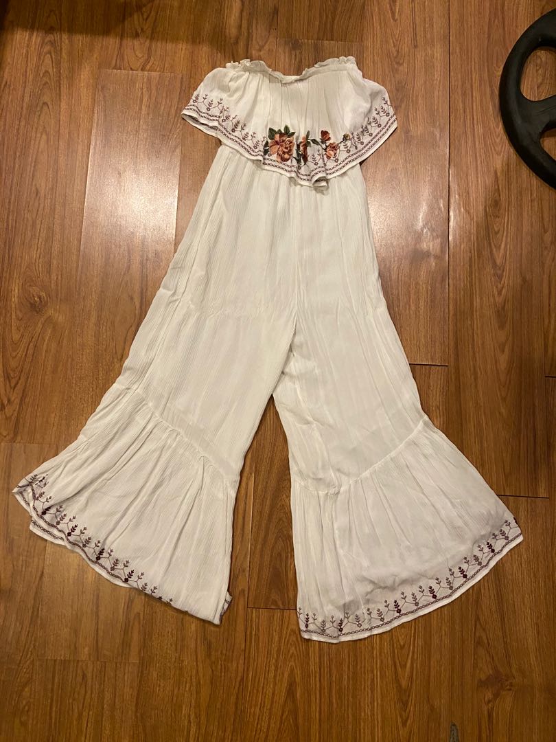 Ae embroidered shop tube jumpsuit