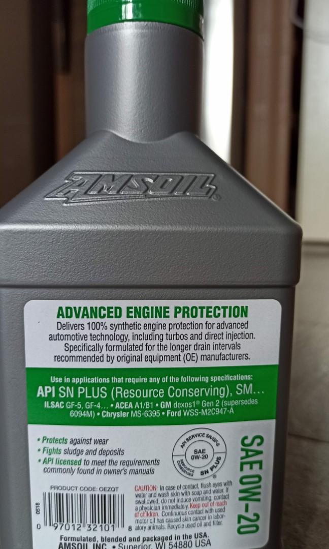 Amsoil 0w20 shop