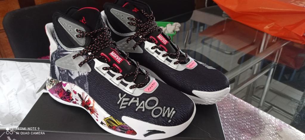 anta kt5 basketball shoe marvel deadpool special edition size usa