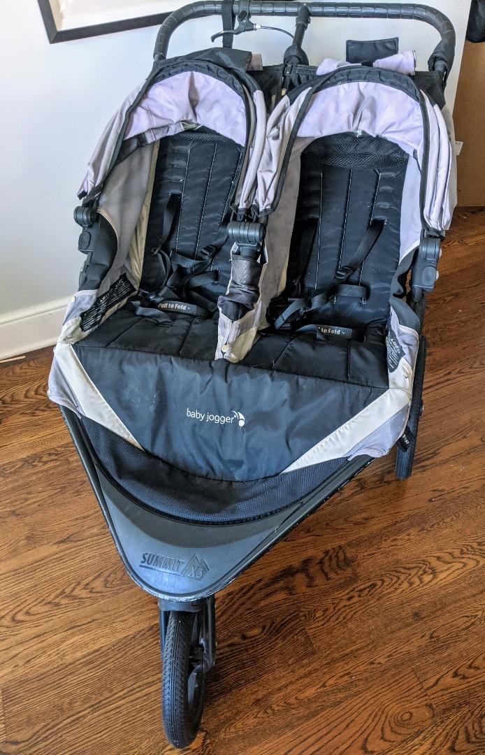 Baby Jogger Summit X3 Double Jogging Stroller Babies Kids