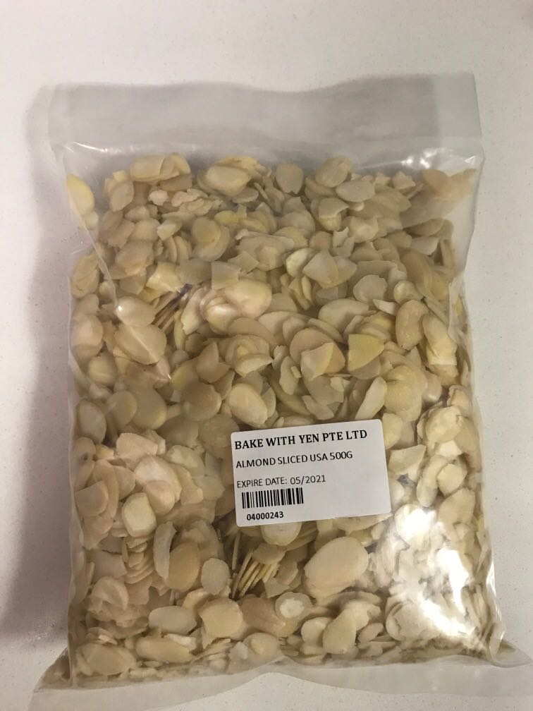 Bake With Yen Almond Sliced 500g Food Drinks Packaged Instant Food On Carousell