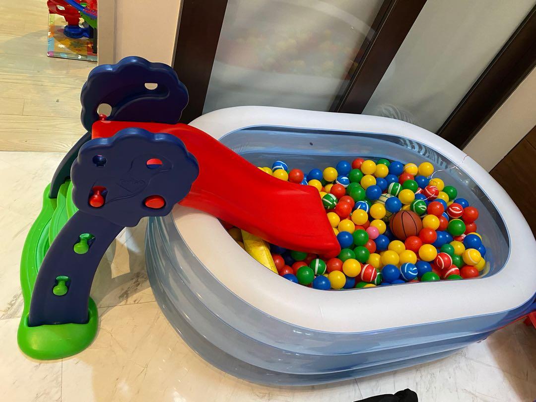 baby ball pit and slide