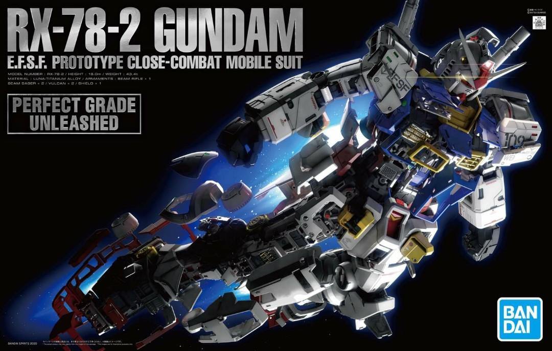 Bandai Perfect Grade Unleashed RX-78-2 Gundam PG 高達PG 2.0 PGU